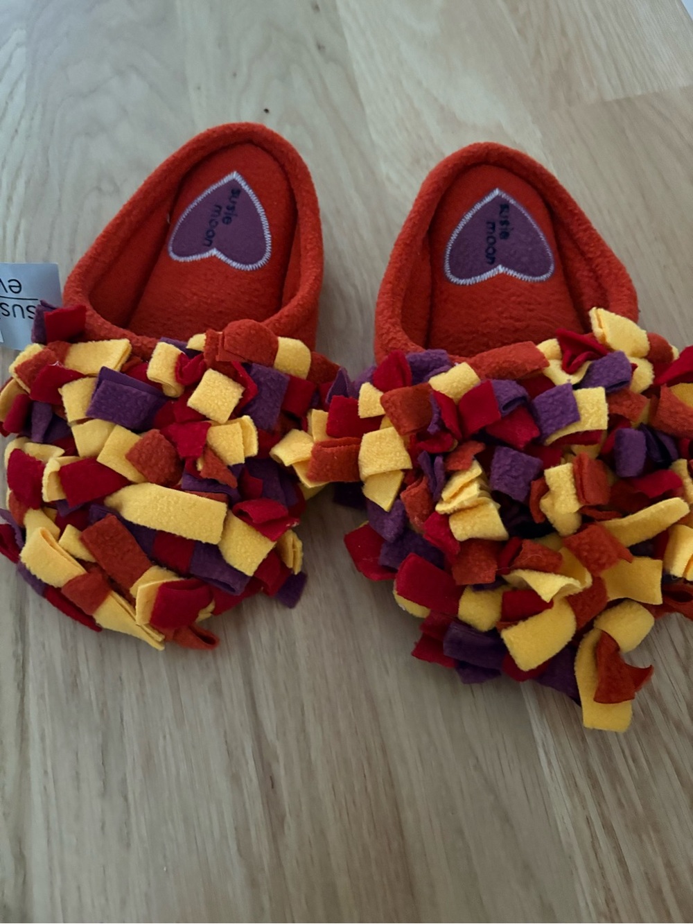 Susie Moon felt slippers size small 5/6